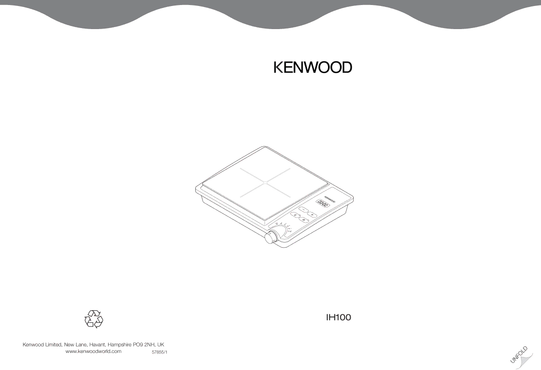 Kenwood IH100 manual 