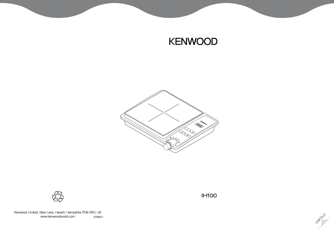 Kenwood IH100 manual 