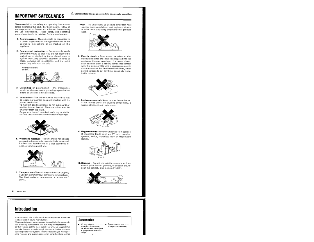 Kenwood KA-892 manual 