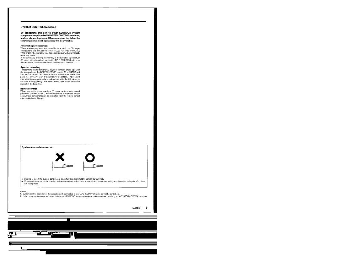 Kenwood KA-892 manual 