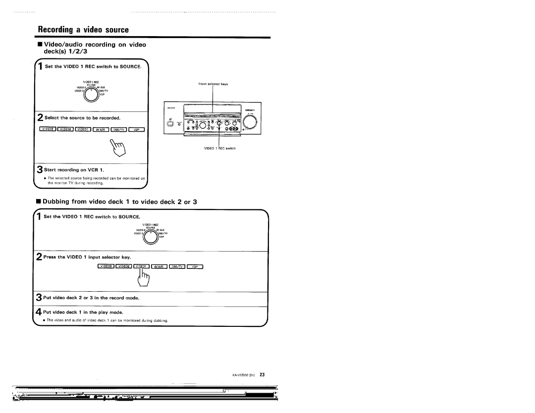 Kenwood KA-V9500 manual 