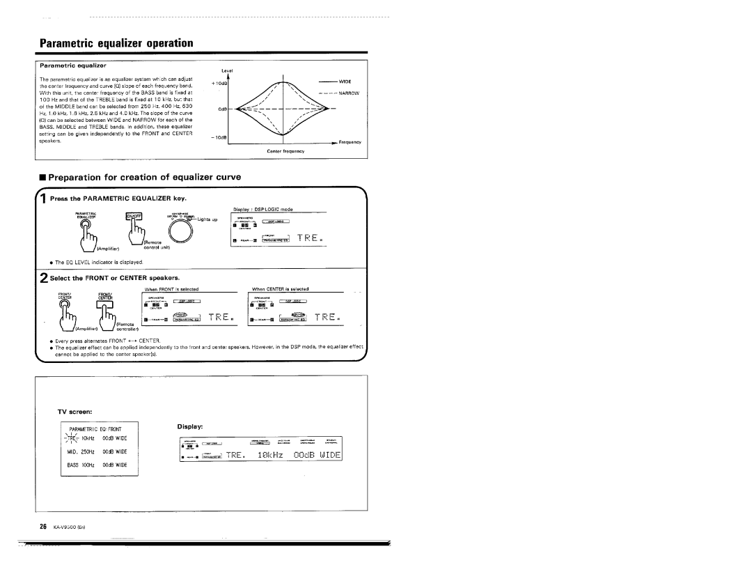 Kenwood KA-V9500 manual 