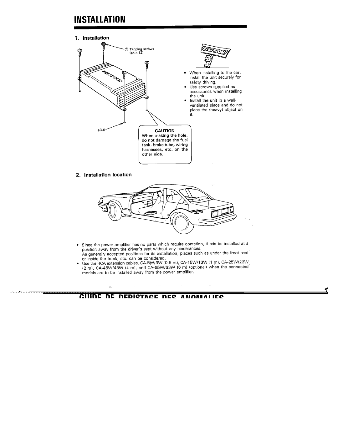 Kenwood KAC-322 manual 