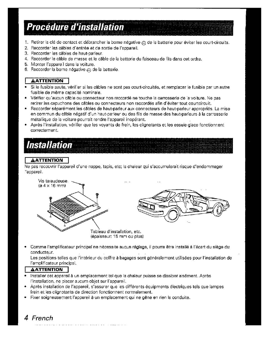 Kenwood KAC-526 manual 