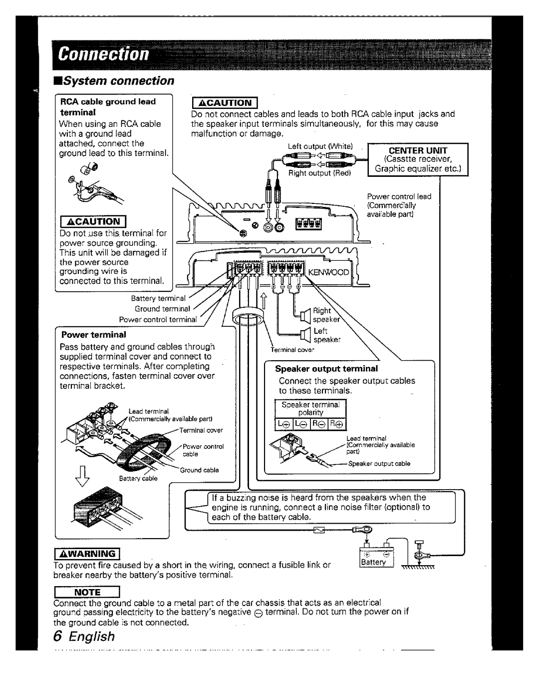 Kenwood KAC-526 manual 