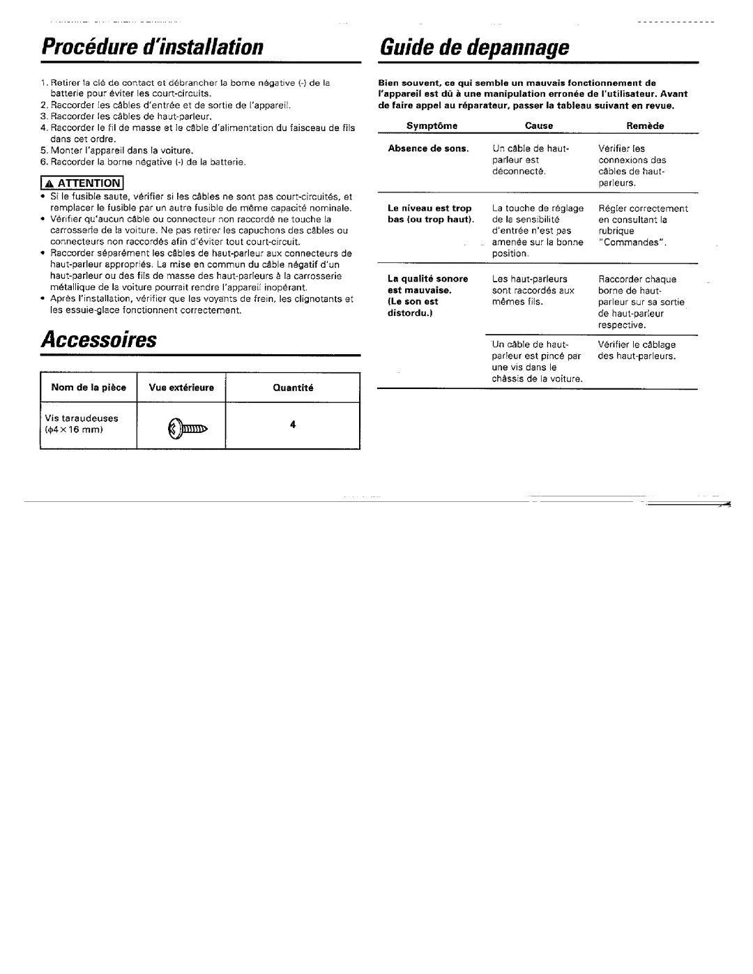 Kenwood KAC-715 manual 