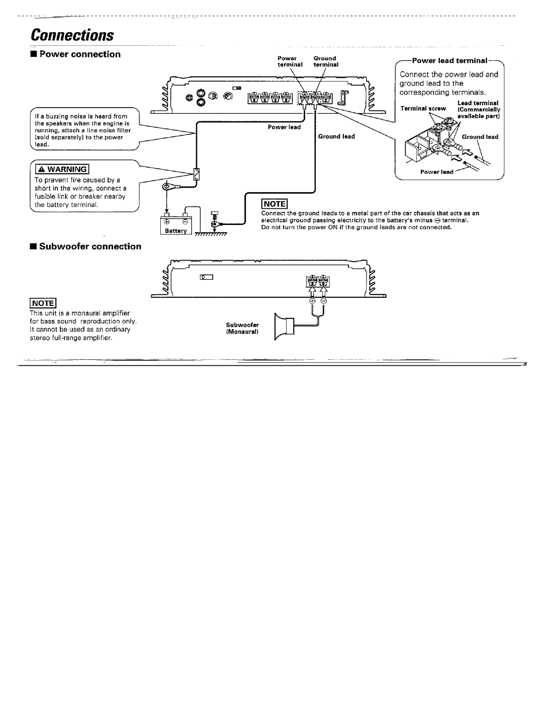 Kenwood KAC-715 manual 