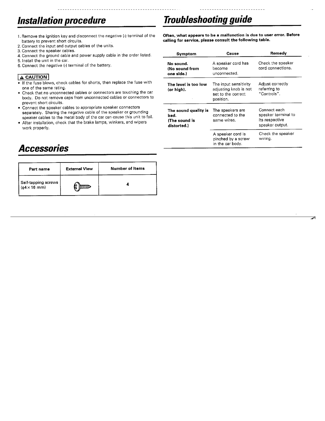 Kenwood KAC-715 manual 