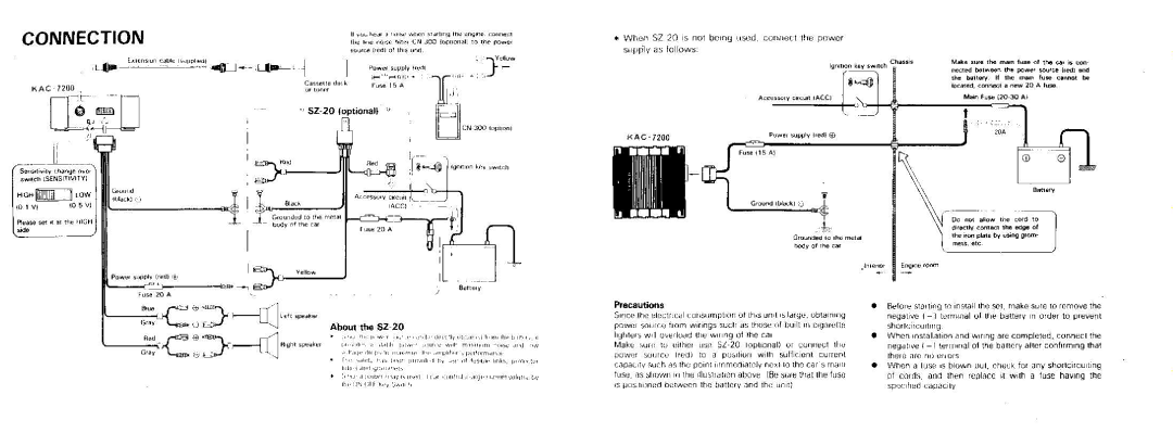 Kenwood KAC-7200 manual 