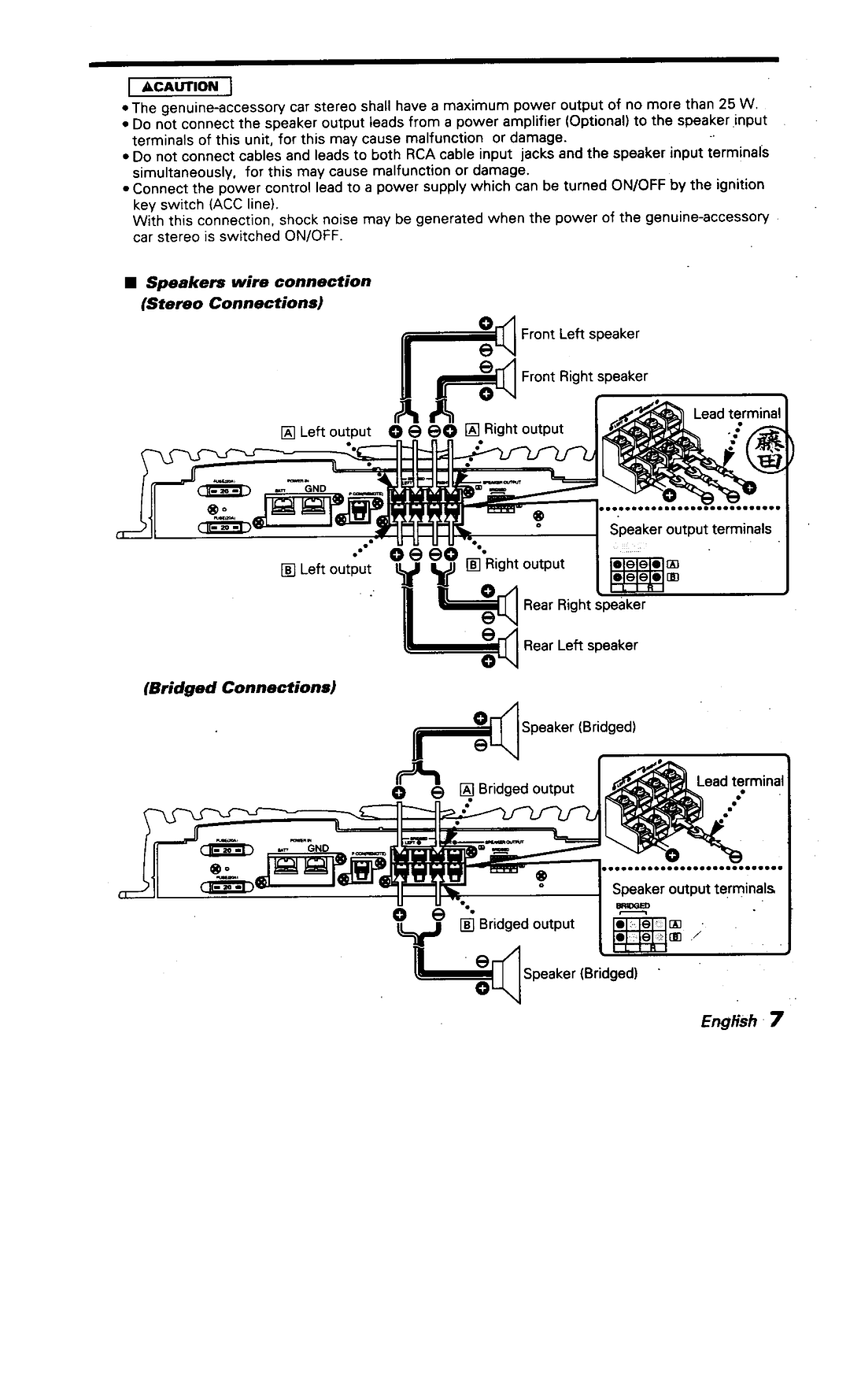 Kenwood KAC-748 manual 