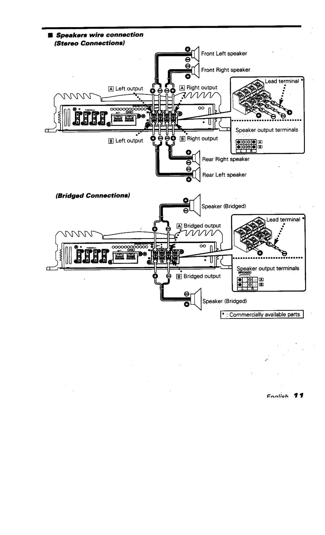 Kenwood KAC-X501F manual 