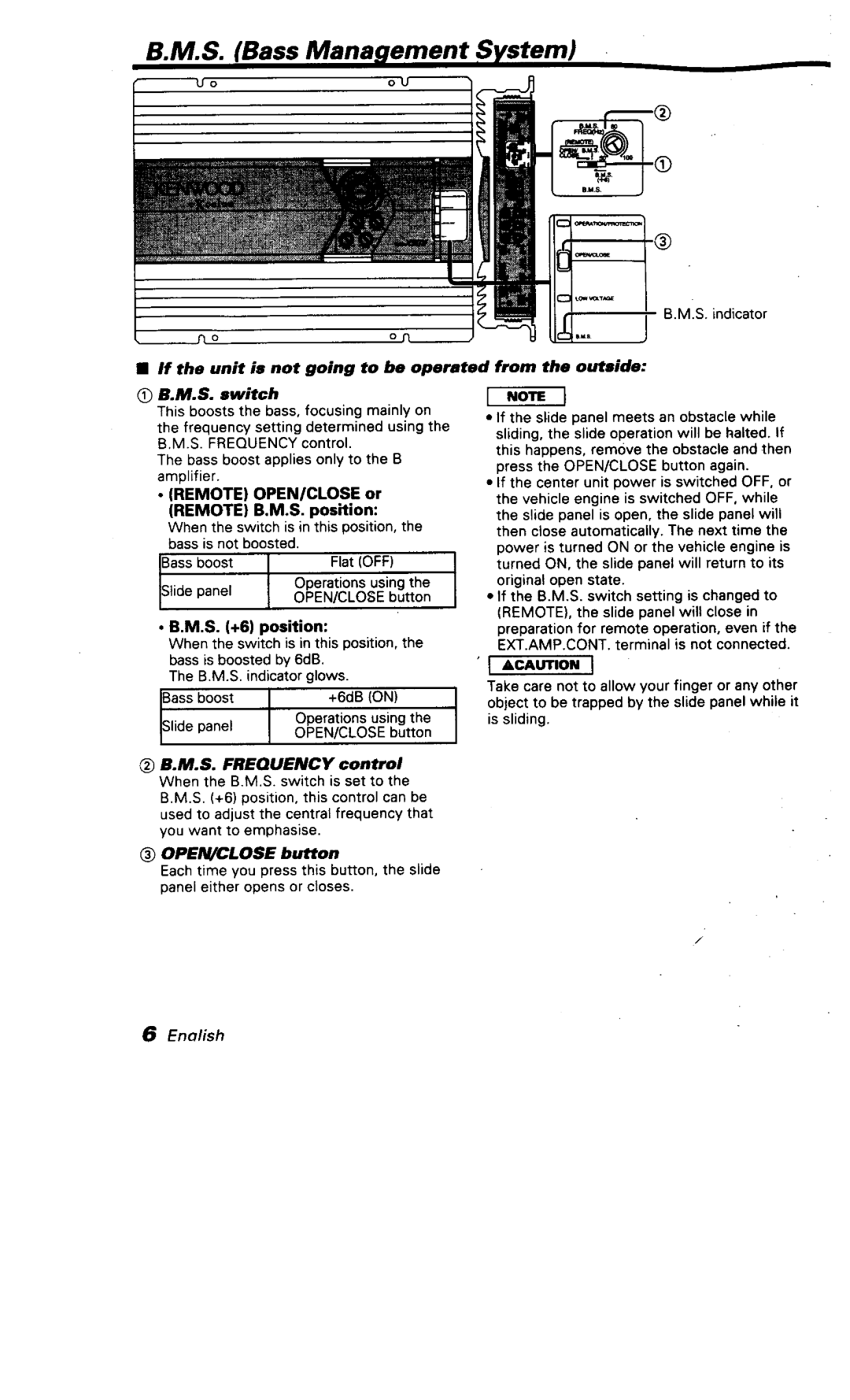 Kenwood KAC-X501F manual 