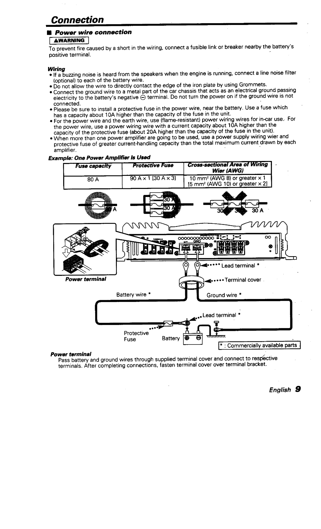 Kenwood KAC-X501F manual 