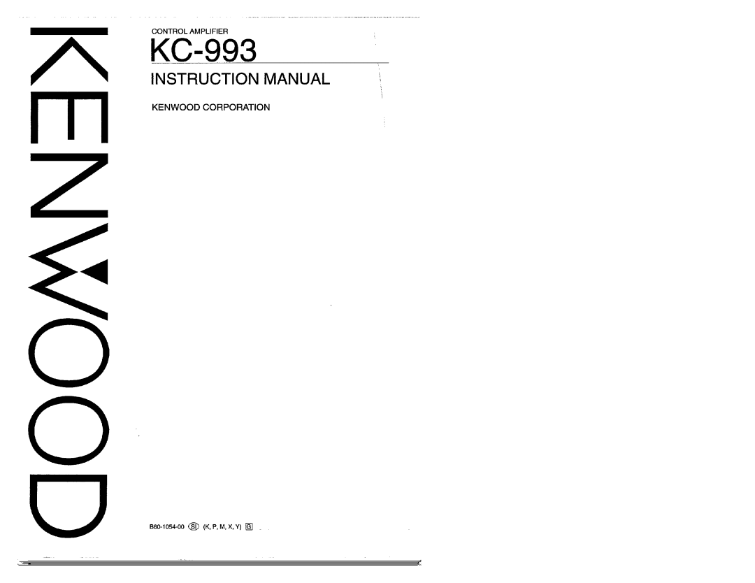 Kenwood KC-993 manual 