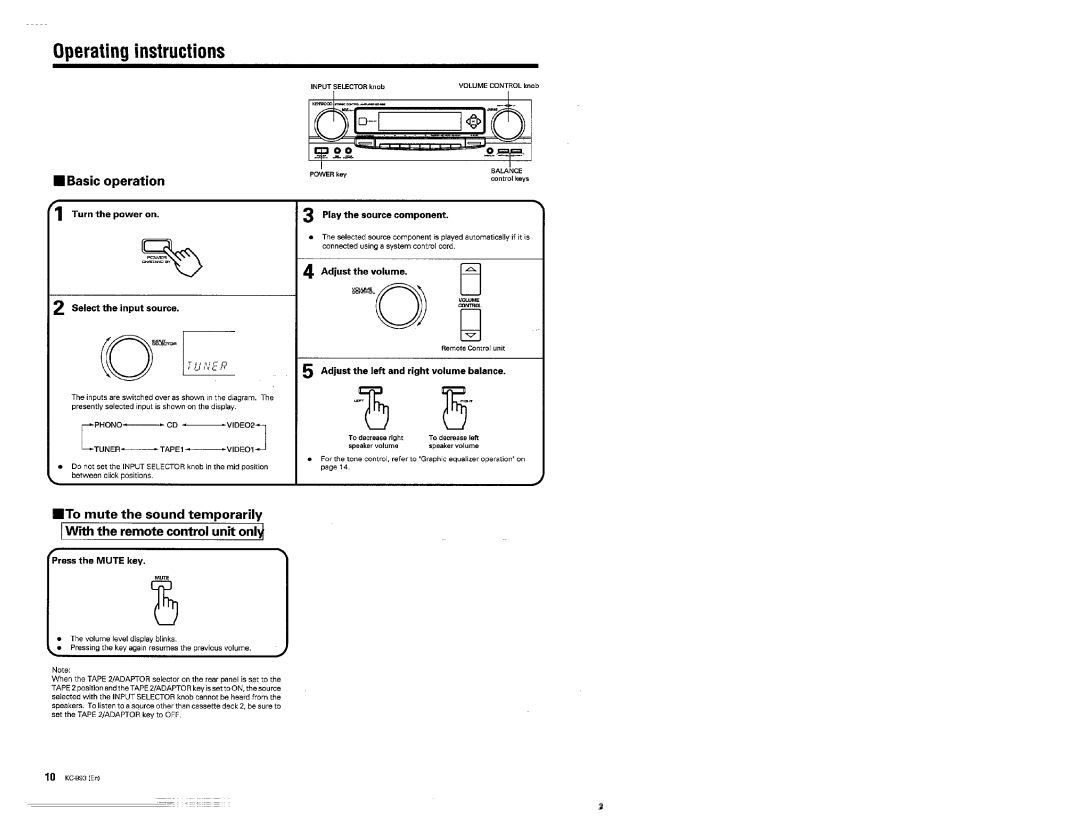 Kenwood KC-993 manual 