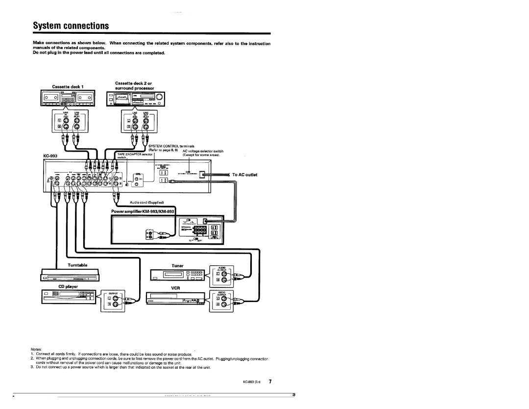 Kenwood KC-993 manual 