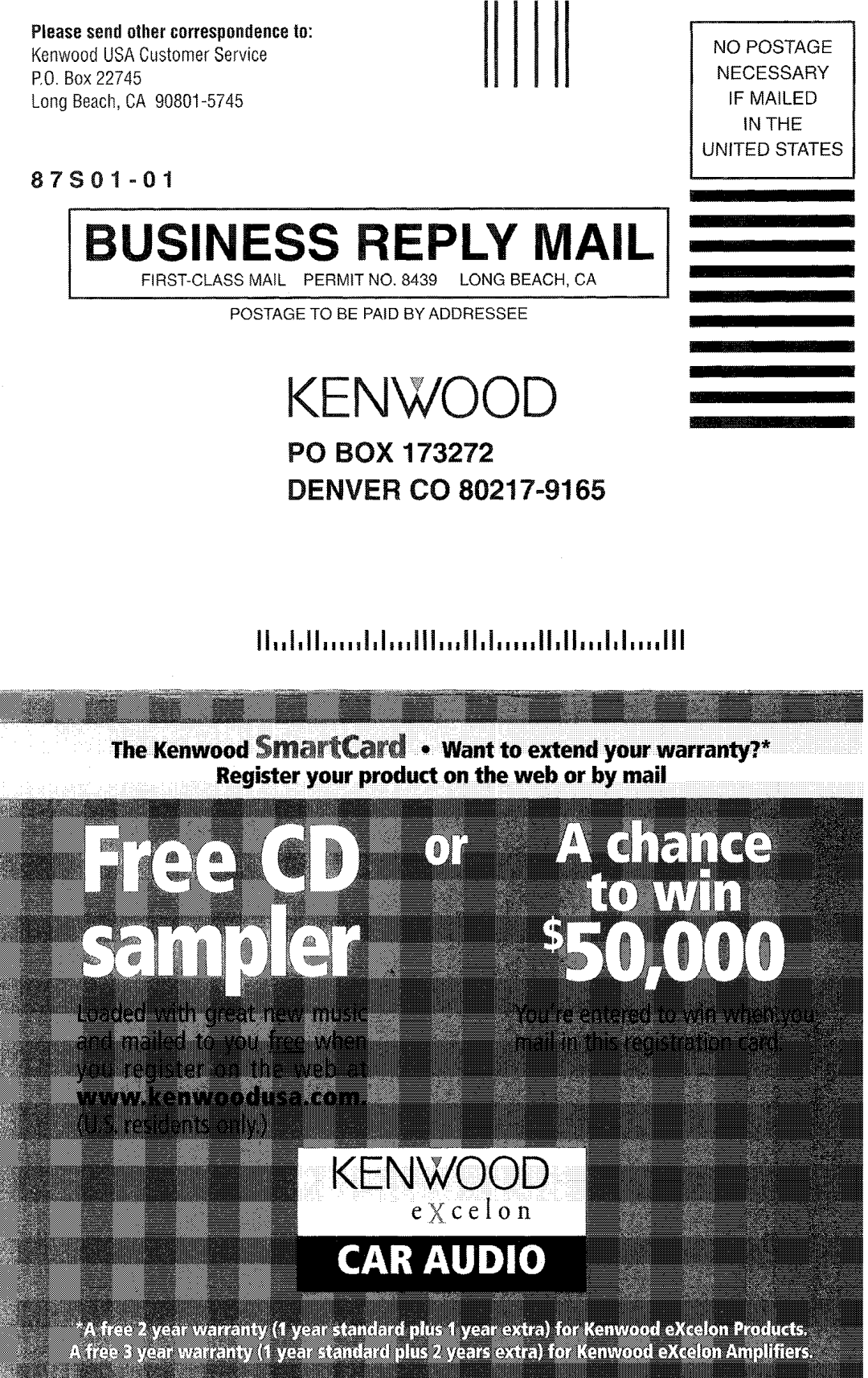 Kenwood KDC-X617, KDC-516S, KDC-57MR, KDC-V6017 instruction manual Excelon 