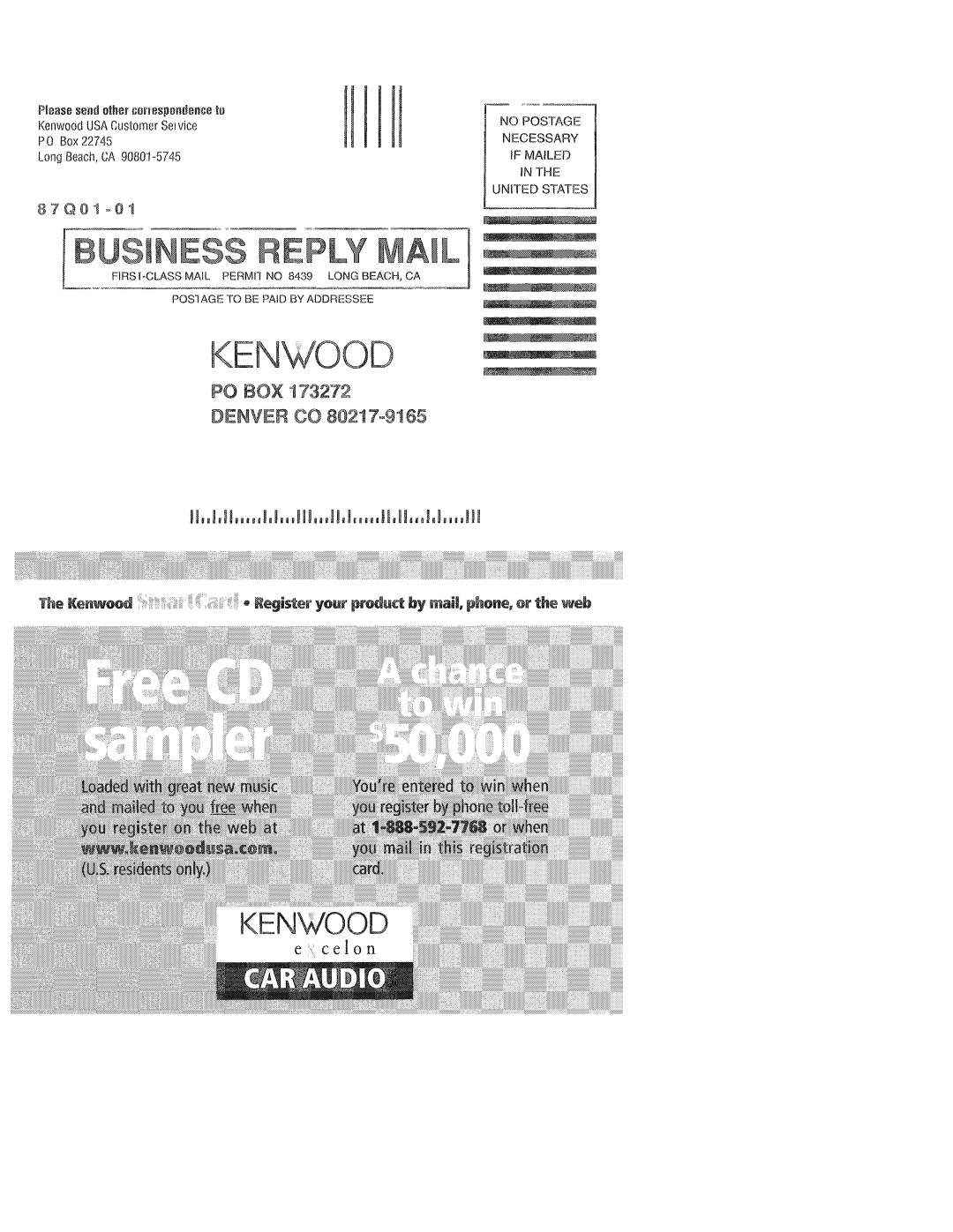 Kenwood KDC-6015, KDC-X615, KDC-515S instruction manual 