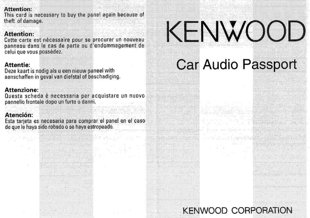 Kenwood KDC-X717 instruction manual Ar Audio 