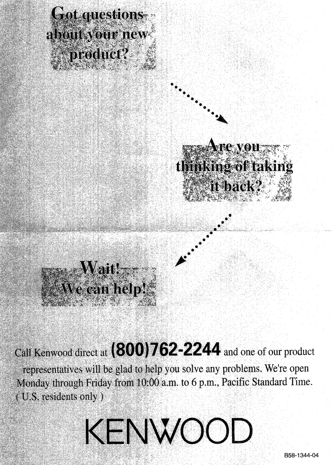 Kenwood KDC-X717 instruction manual 