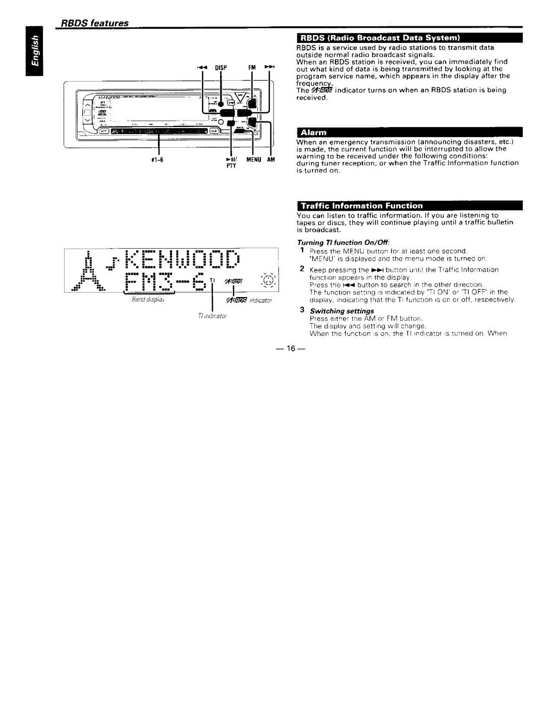 Kenwood KDC-X911 manual 