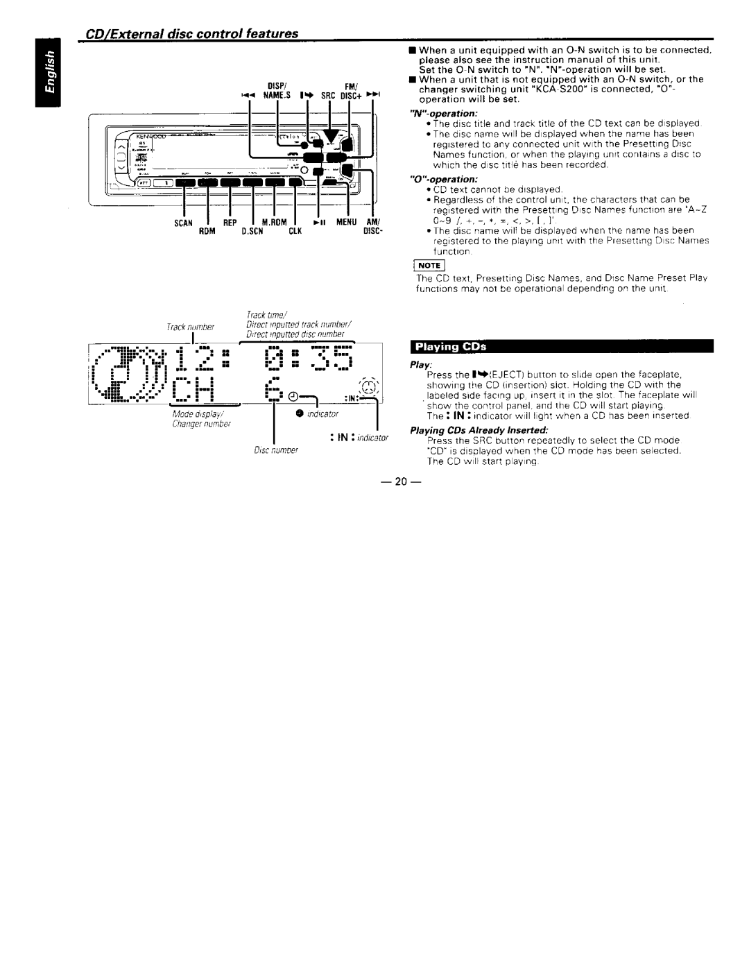 Kenwood KDC-X911 manual 