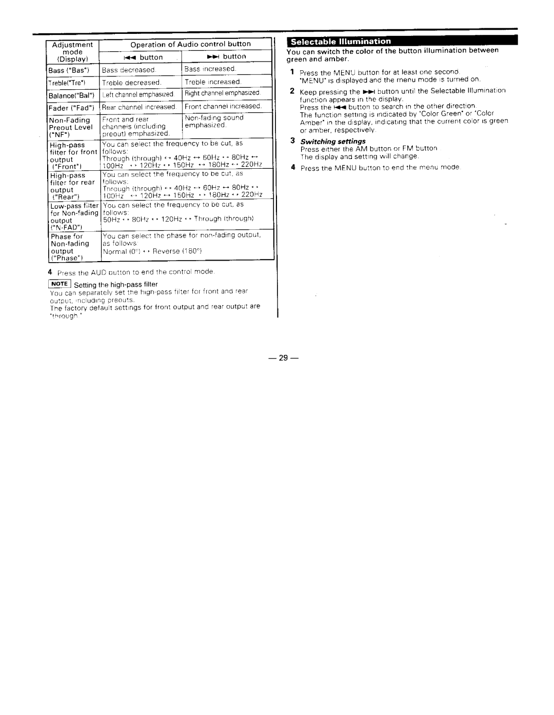 Kenwood KDC-X911 manual 