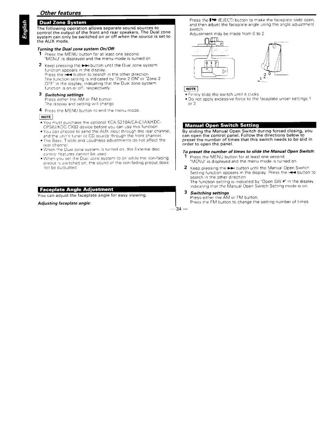 Kenwood KDC-X911 manual 