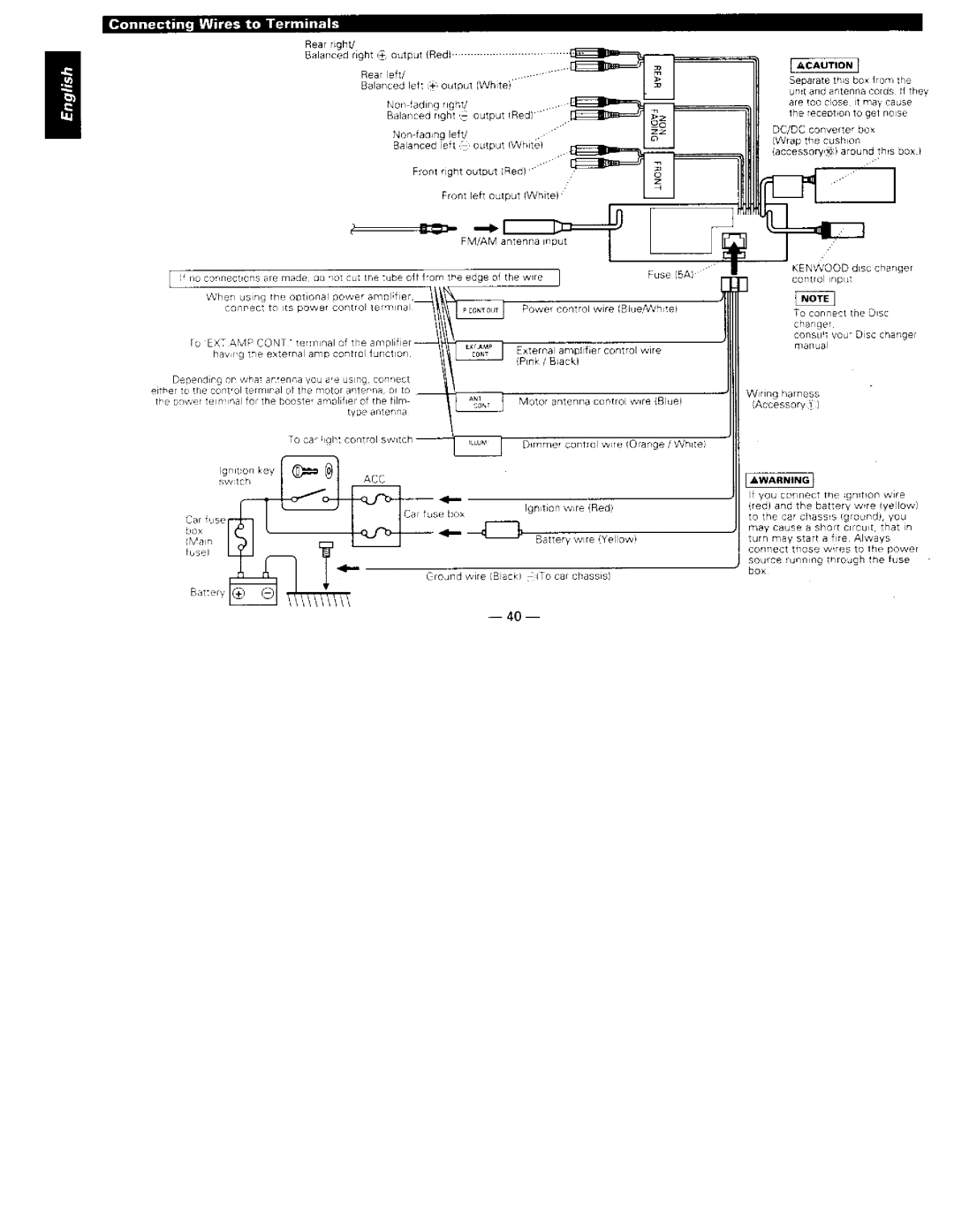 Kenwood KDC-X911 manual 