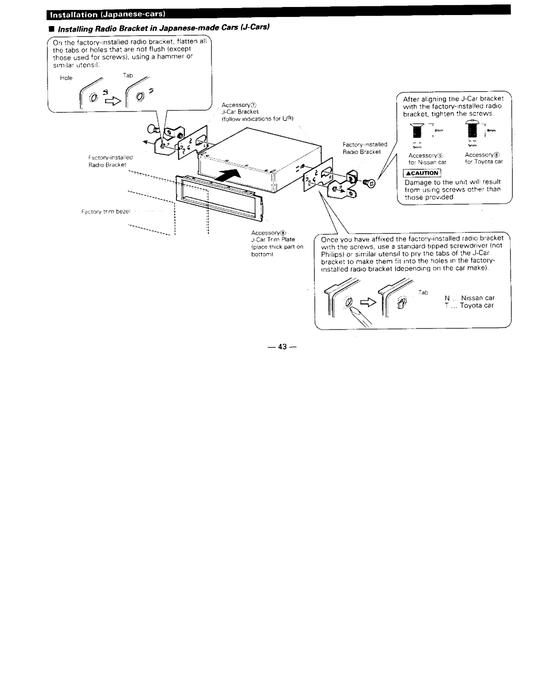 Kenwood KDC-X911 manual 