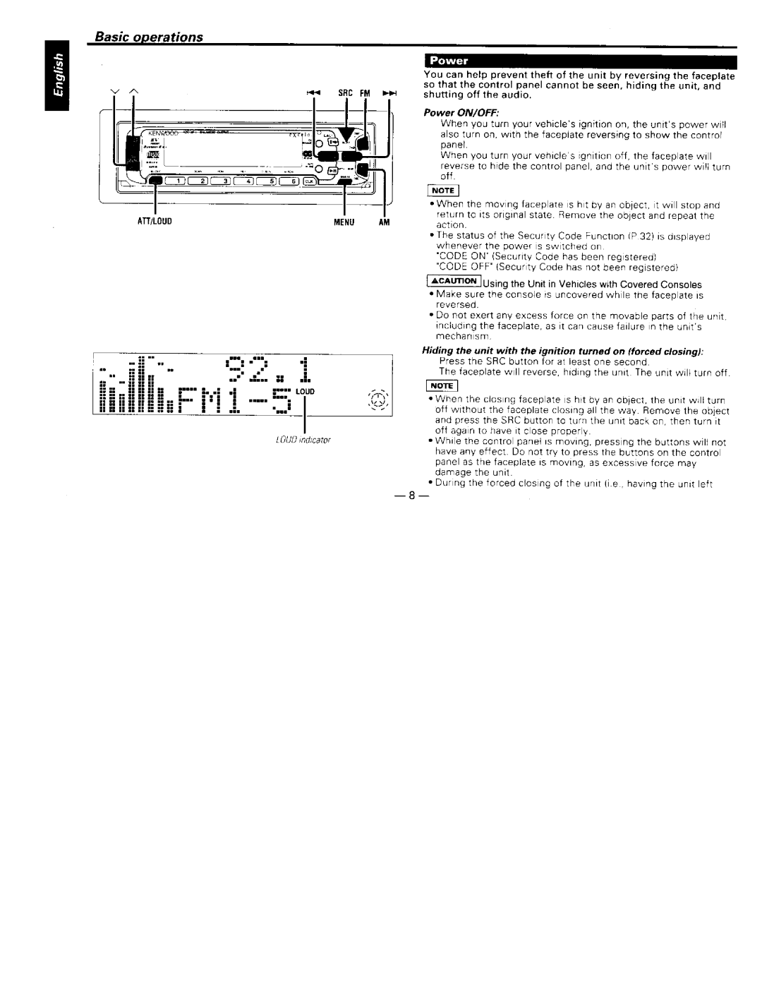 Kenwood KDC-X911 manual 