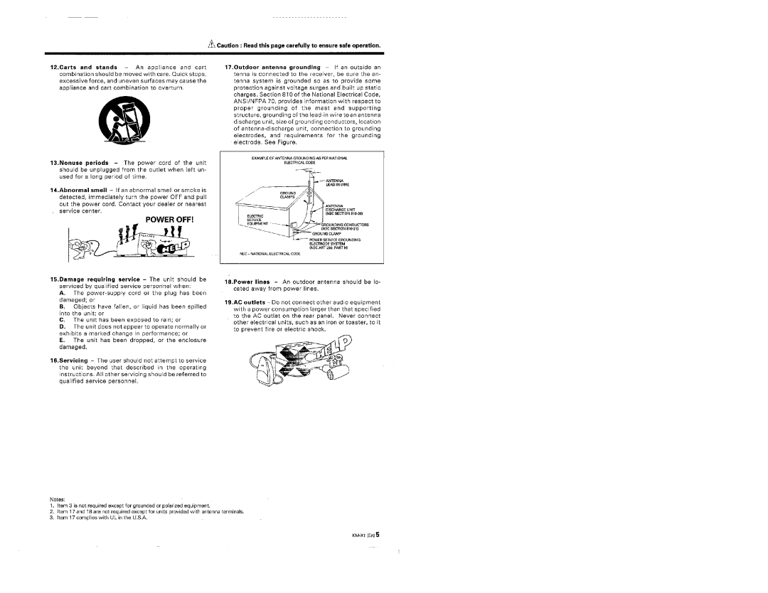 Kenwood KM-X1 manual 