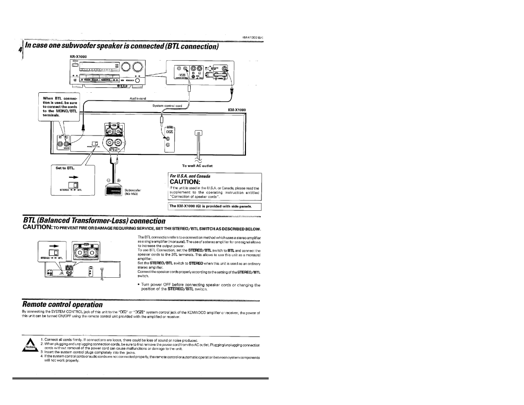 Kenwood KM-X1000(G) manual 