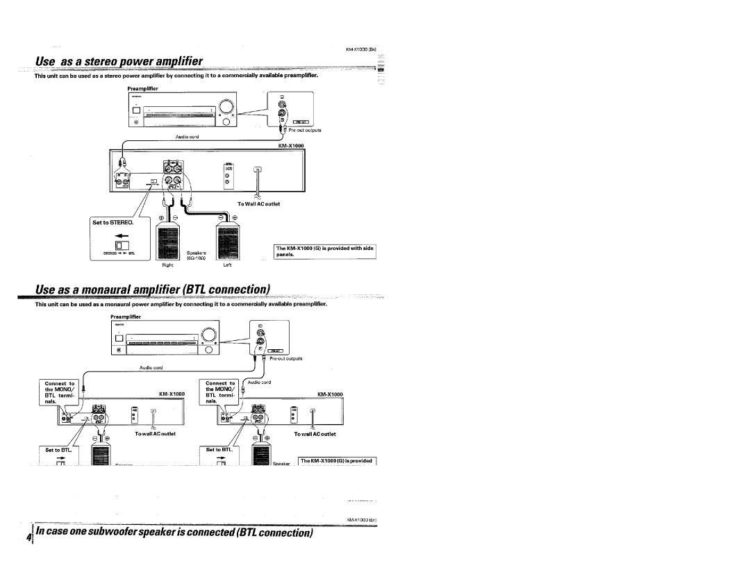 Kenwood KM-X1000(G) manual 