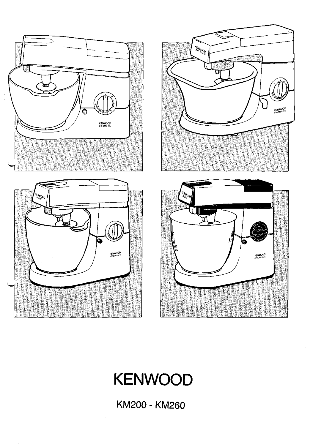 Kenwood manual KM200 KM260 