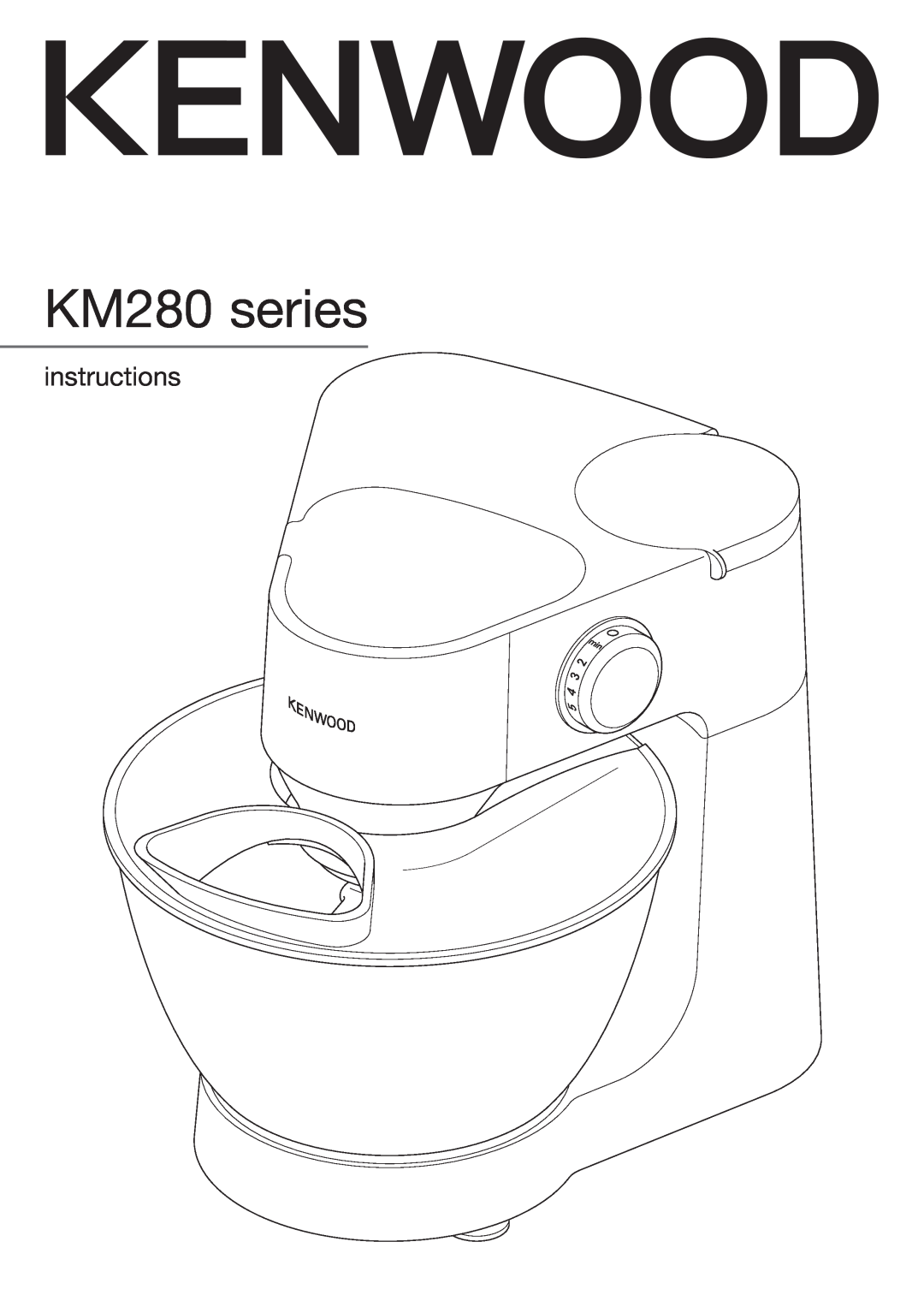 Kenwood manual KM280 series, instructions 