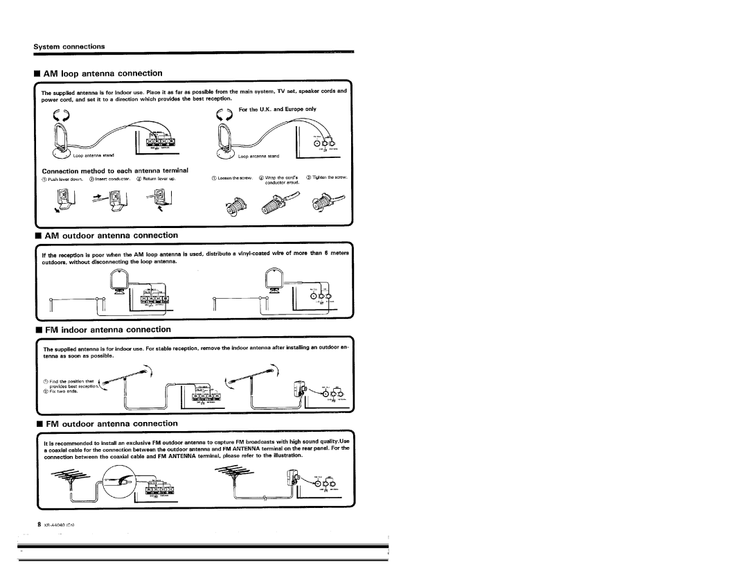 Kenwood KR-A4040 manual 