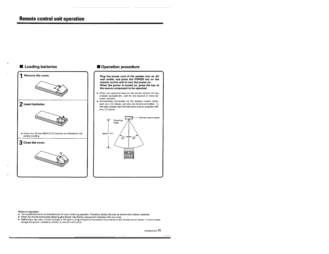 Kenwood KR-A5050 manual 