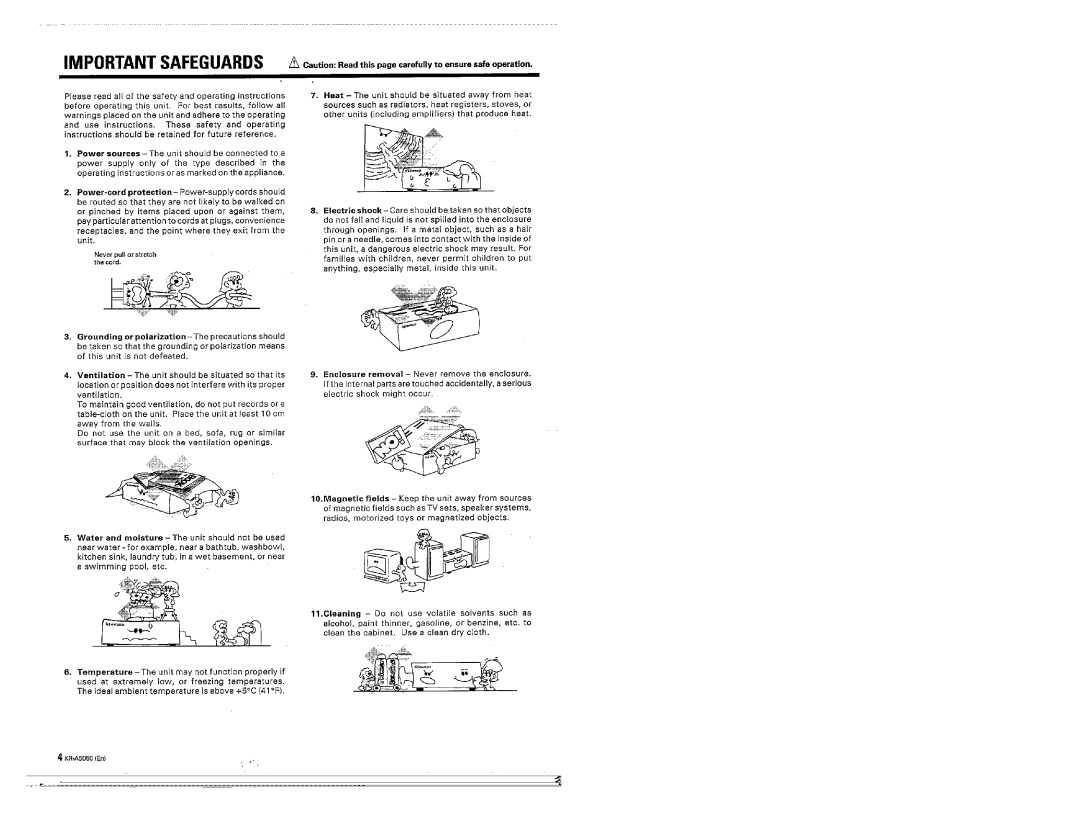 Kenwood KR-A5050 manual 