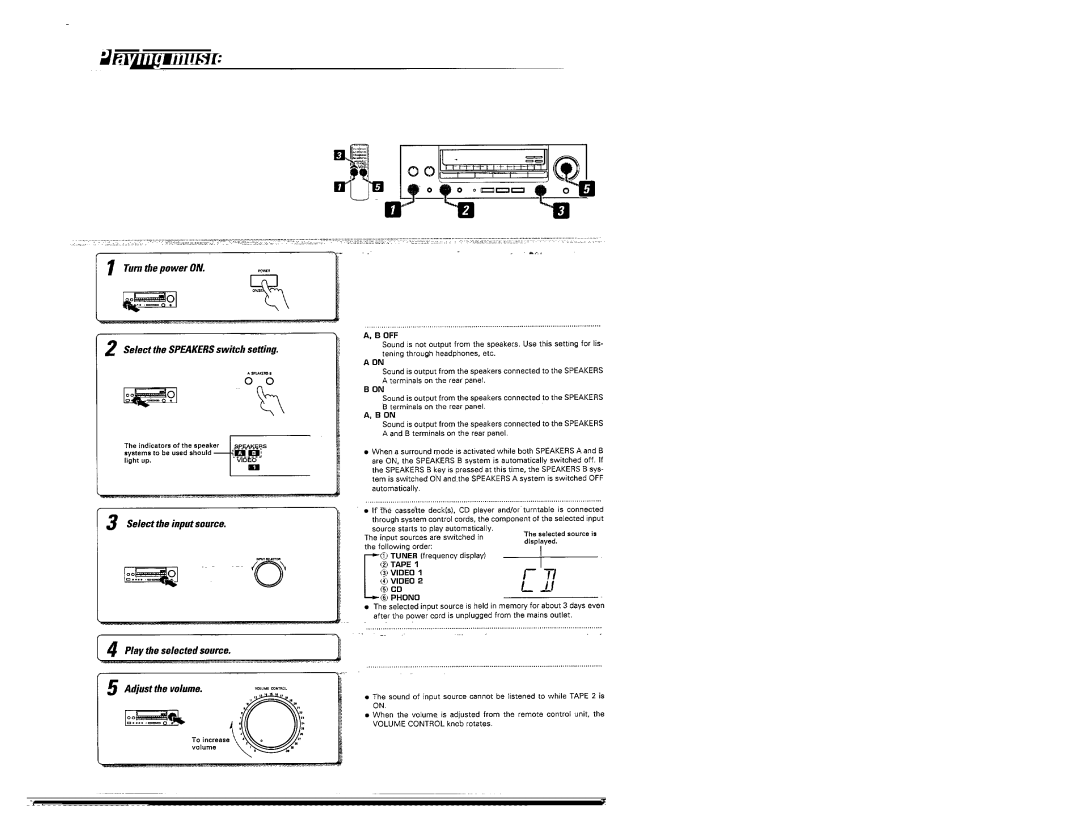 Kenwood KR-694, KR-V5560 manual 