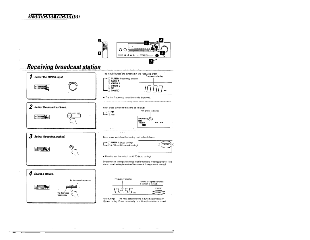 Kenwood KR-694, KR-V5560 manual 