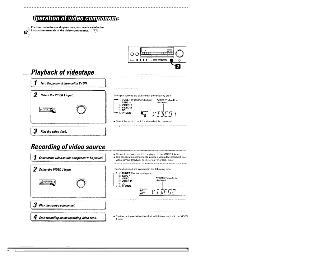 Kenwood KR-V5560, KR-694 manual 