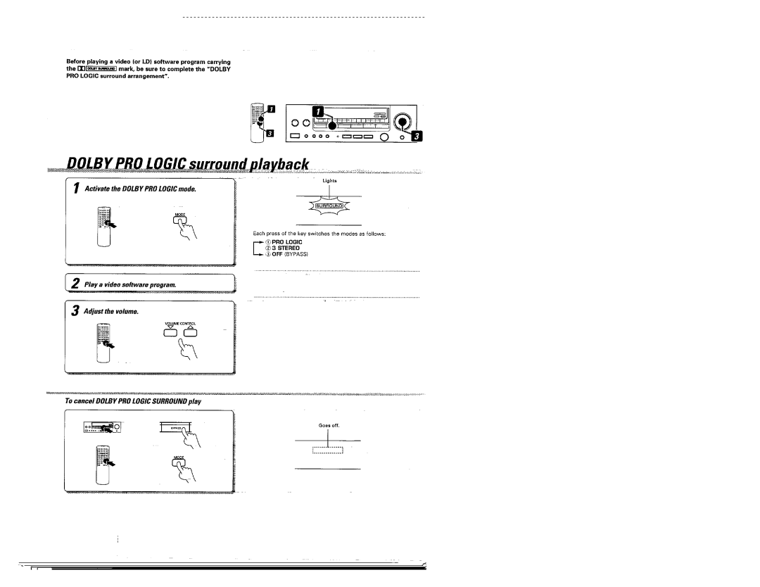 Kenwood KR-694, KR-V5560 manual 