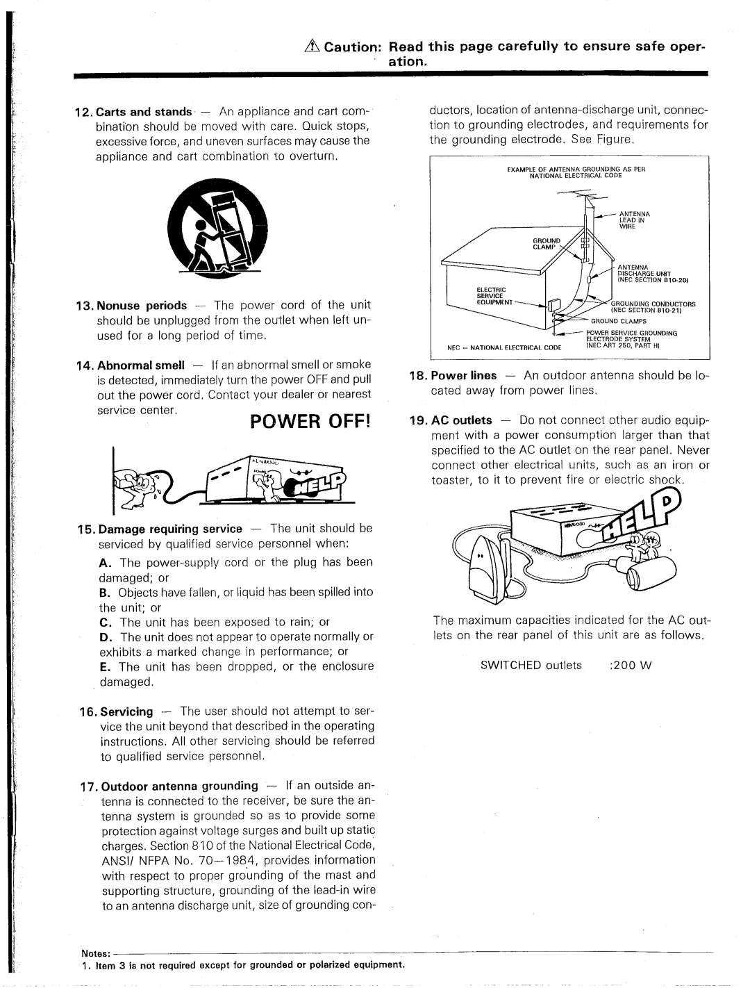 Kenwood KR-V9020 manual 