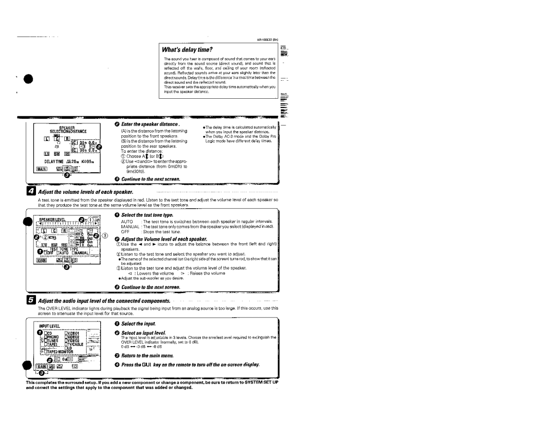 Kenwood KR-V990D manual 