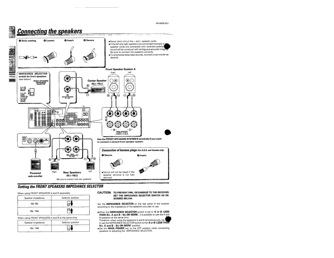 Kenwood KR-V990D manual 