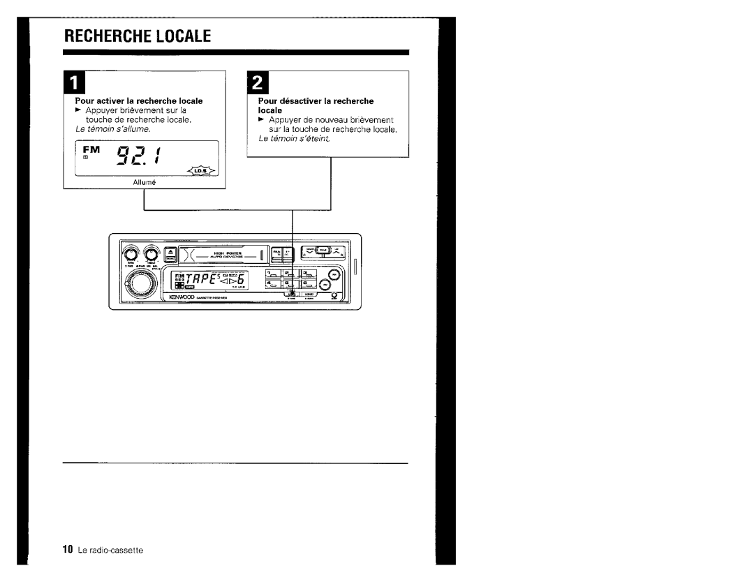 Kenwood KRC-160 manual 