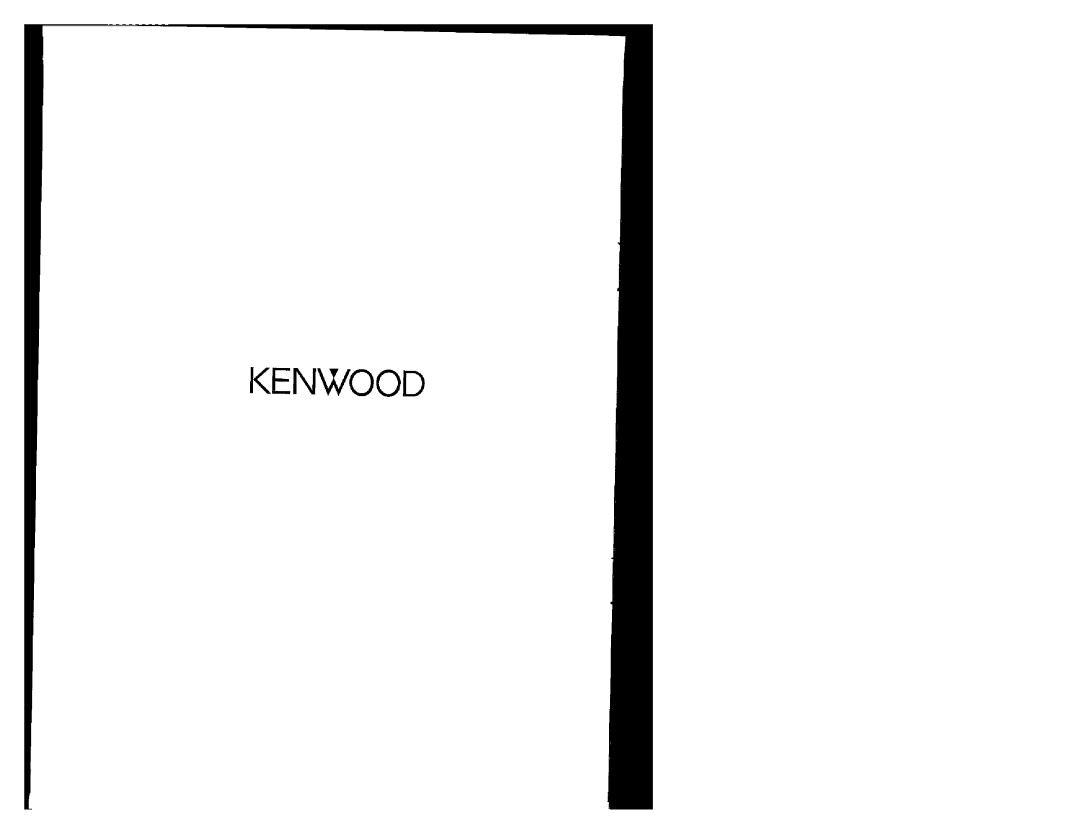 Kenwood KRC-160 manual 