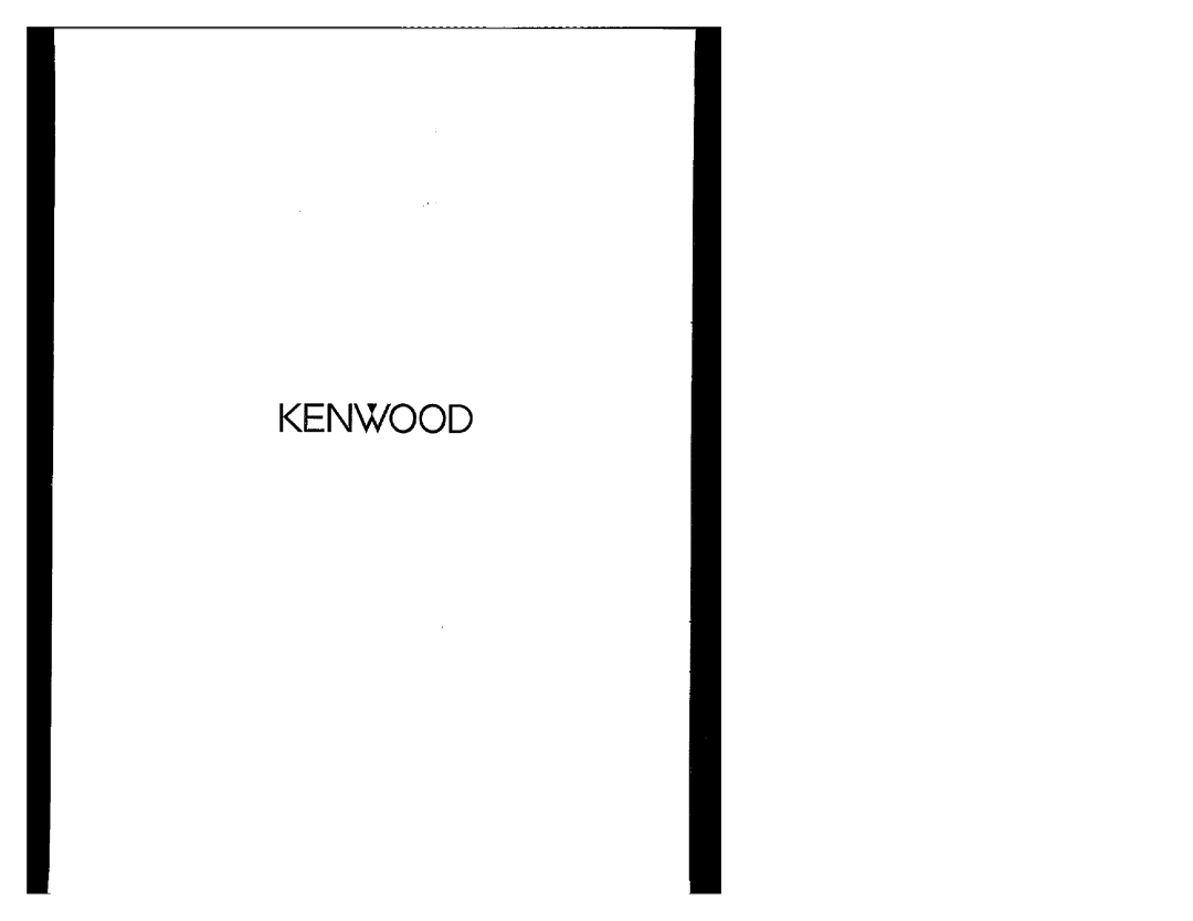 Kenwood KRC-160 manual 