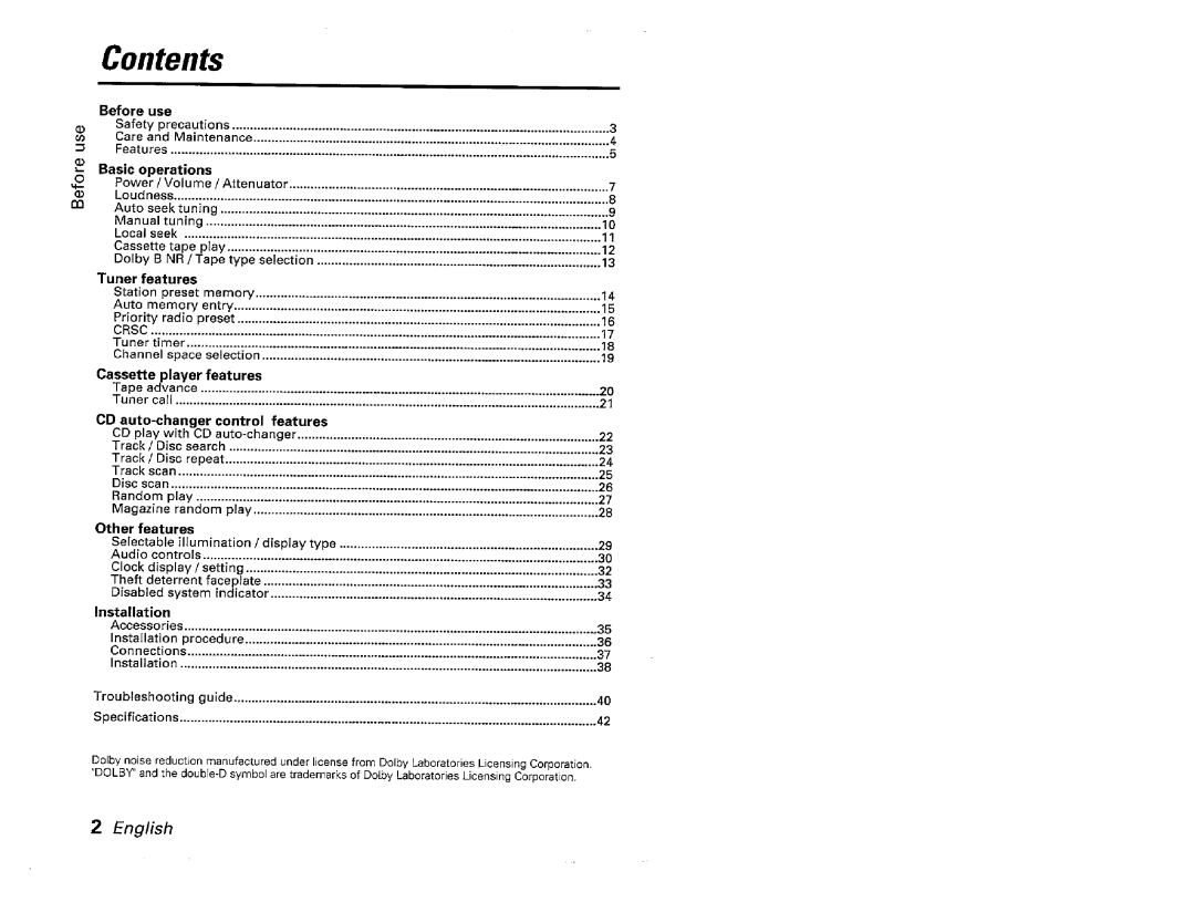 Kenwood KRC-580 manual 